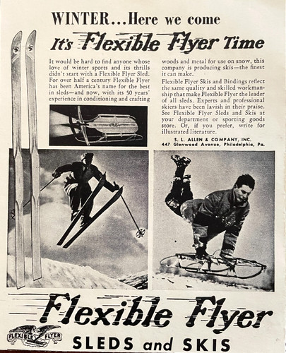 1939 flexible flyer sleds - flyer,